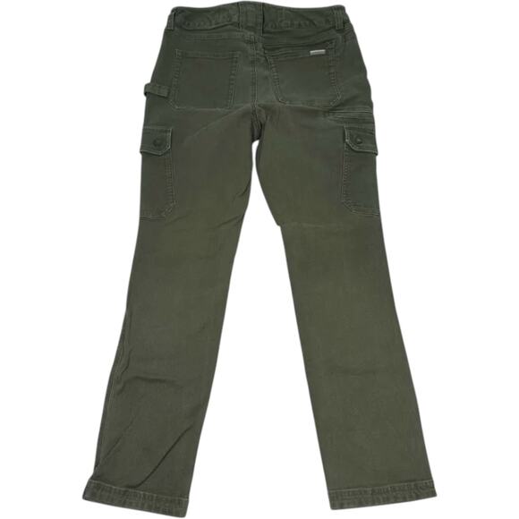 Duluth Trading Women’s Curvesetter Cargo Work Pants Olive Green Flex Utility - Picture 2 of 8
